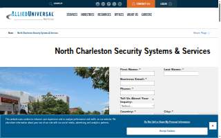 Allied Universal Security Services of North Charleston website