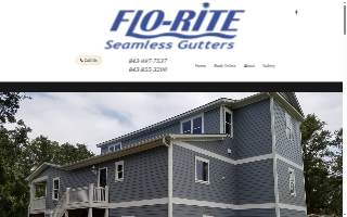 Flo-Rite Seamless Gutters Charleston website