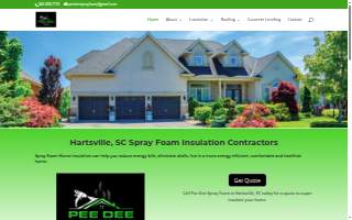 Pee Dee Spray Foam LLC website