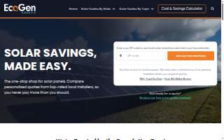 EcoGen America of Columbia website