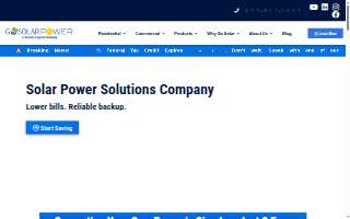 Go Solar Power website