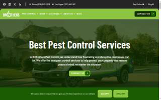 Six Brothers Pest Control website