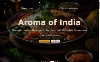 Aroma of India website