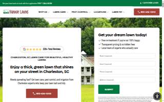 Fairway Lawns of Charleston website