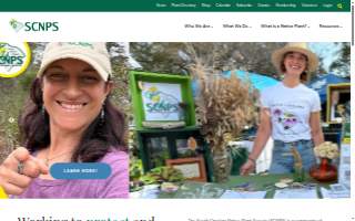 South Carolina Native Plant Society website