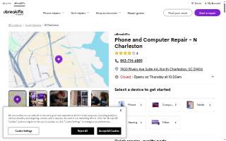 uBreakiFix - Phone and Computer Repair of North Charleston website