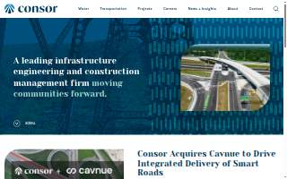 Consor Engineers website