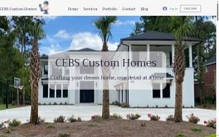 CEBS Custom Homes website