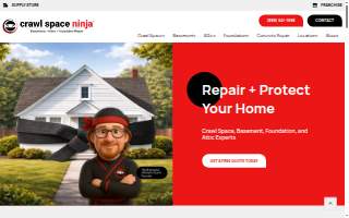 Crawl Space Ninja of Myrtle Beach website