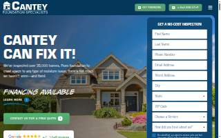 Cantey Foundation Specialists of Matthews website