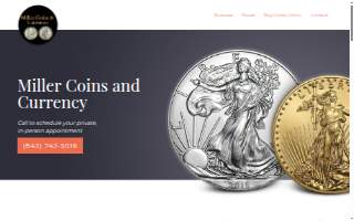 Miller Coins and Currency website