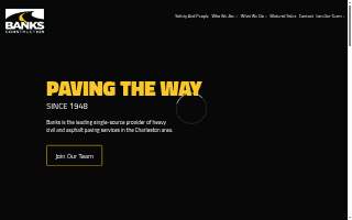 Banks Construction Company - Summerville Asphalt Plant website