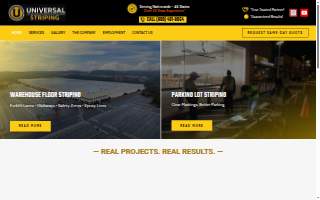 Universal Striping website