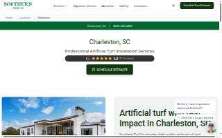 Southern Turf Co. Charleston ® Artificial Grass website