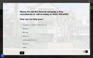 Palmetto Green Landscape and Design, LLC website