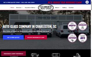 Clearview Auto Glass Inc website