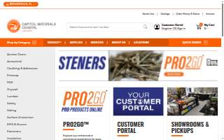 Capitol Materials Coastal of Charleston website