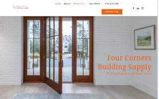 Four Corners Building Supply website