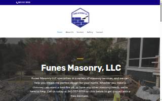 Funes Masonry, LLC website