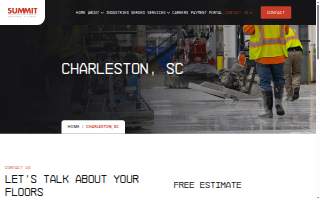 Summit Industrial Flooring website