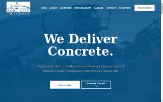 Port City Concrete of Ladson website