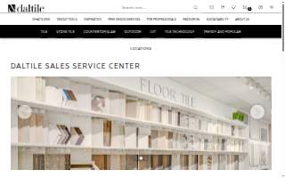 Daltile, Marazzi Sales Service Center of Charleston website