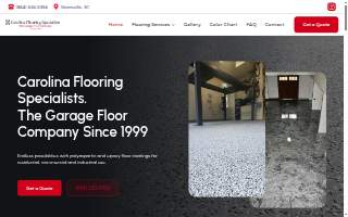 Carolina Flooring Specialists of Mt Pleasant website