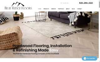 Blue Ridge Floors website