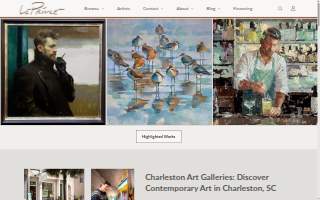 LePrince Fine Art Galleries website