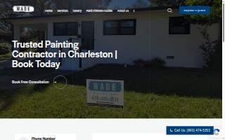 Wade Paint Co website