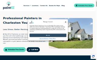 Paint EZ of Charleston website