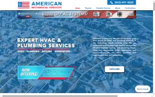 American Mechanical Services website
