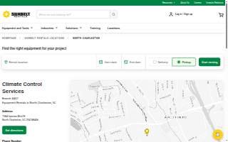 Sunbelt Rentals Climate Control of North Charleston website