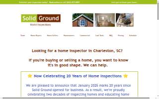 Solid Ground Home Inspections website