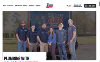 Honest Abe Plumbing LLC website