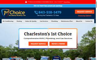 Palmetto HVAC Plumbing and Gas website