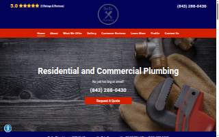 Belle Plumbing website