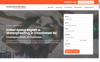 Crawlspace Medic of Charleston website