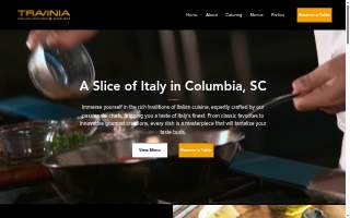 Travinia Italian Kitchen & Wine Bar website