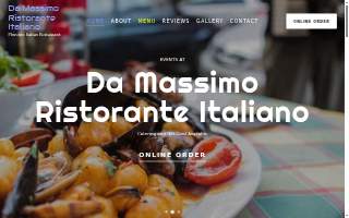 Da Massimo Ristorante Italiano website