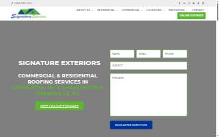 Signature Exteriors website
