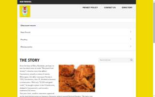 Maryland Fried Chicken, Shrimp & Seafood website