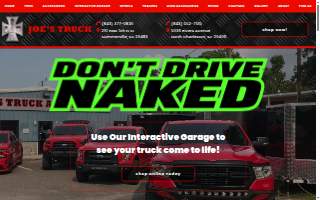 Joe's Truck Accessories of Summerville website