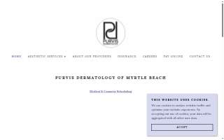 Purvis Dermatology of Myrtle Beach website