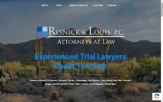Resnick & Louis website