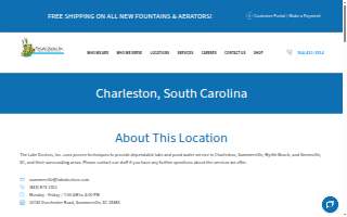 The Lake Doctors, Inc website