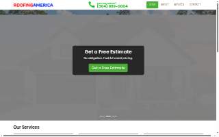 Roofing America website