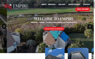 Empire Roofing and Remodeling website
