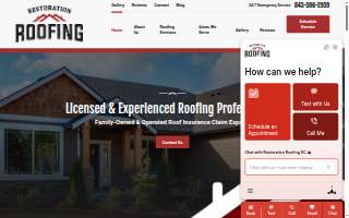 Battery Roofing and Restoration website