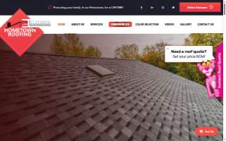 Hometown Roofing Services of Summerville website